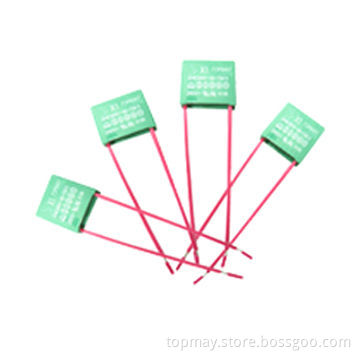 Polypropylene Film Capacitor with 305V Impulse Voltage and 0.0022 to 4.7μF Capacitance